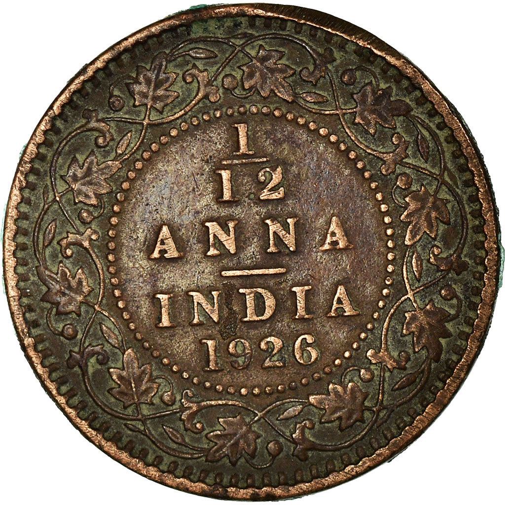 India - British | 1/12 Anna Coin | King George V | Km:509 | 1912 - 1936