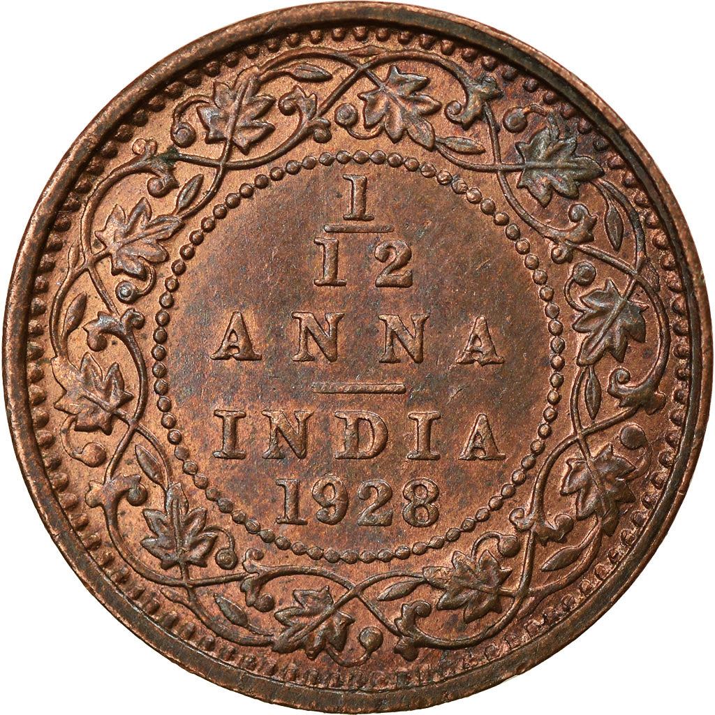 India - British | 1/12 Anna Coin | King George V | Km:509 | 1912 - 1936