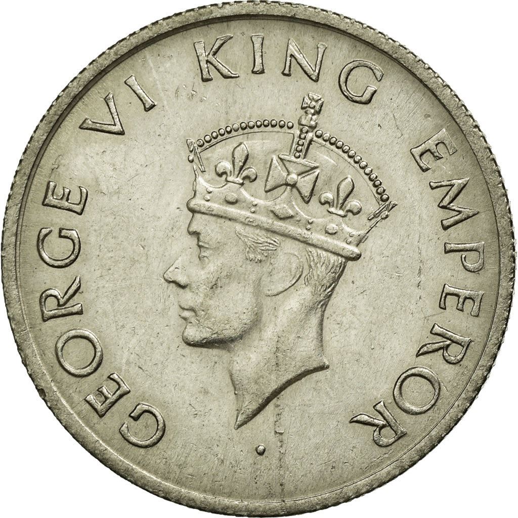 India - British | 1/2 Rupee Coin | King George VI | Km:553 | 1946 - 1947