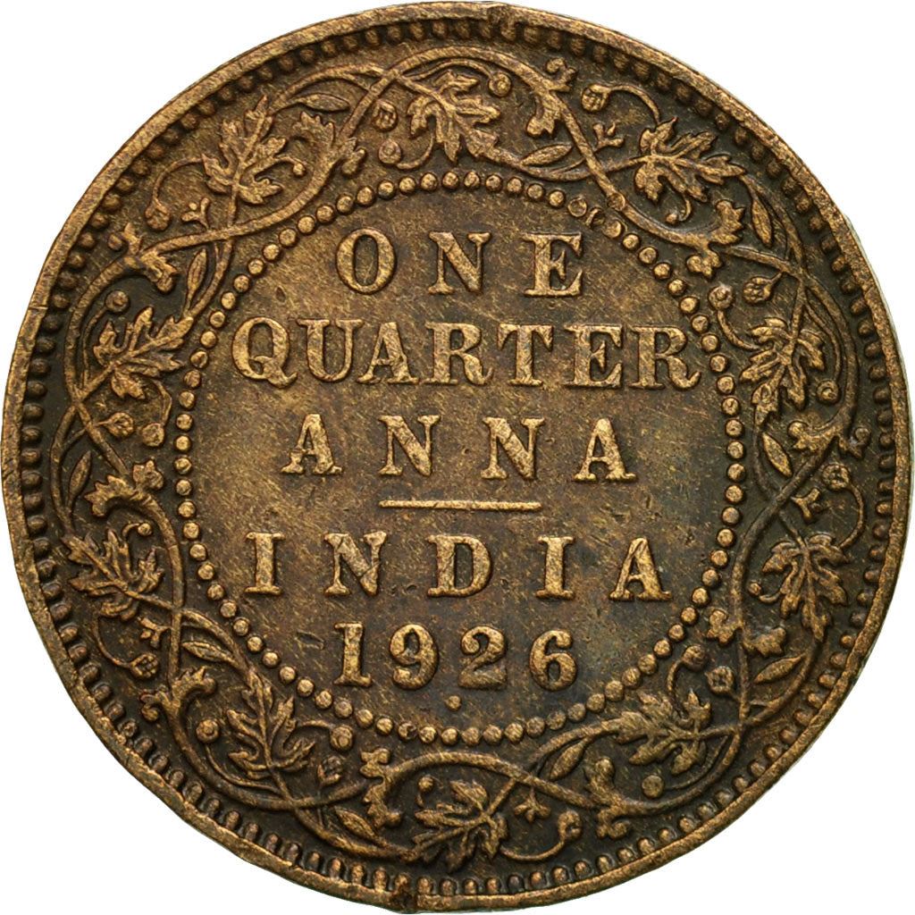 India - British | 1/4 Anna Coin | King George V | Km:512 | 1912 - 1936