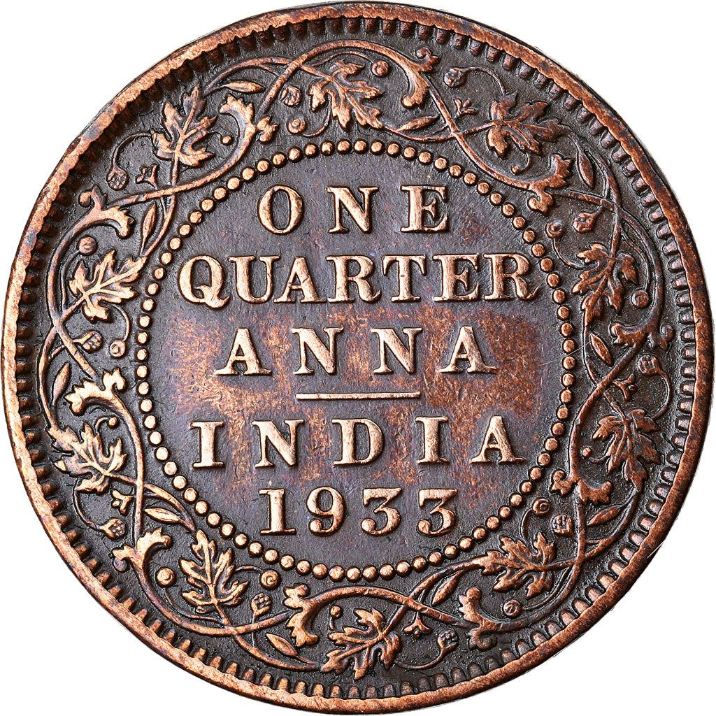 India - British | 1/4 Anna Coin | King George V | Km:512 | 1912 - 1936