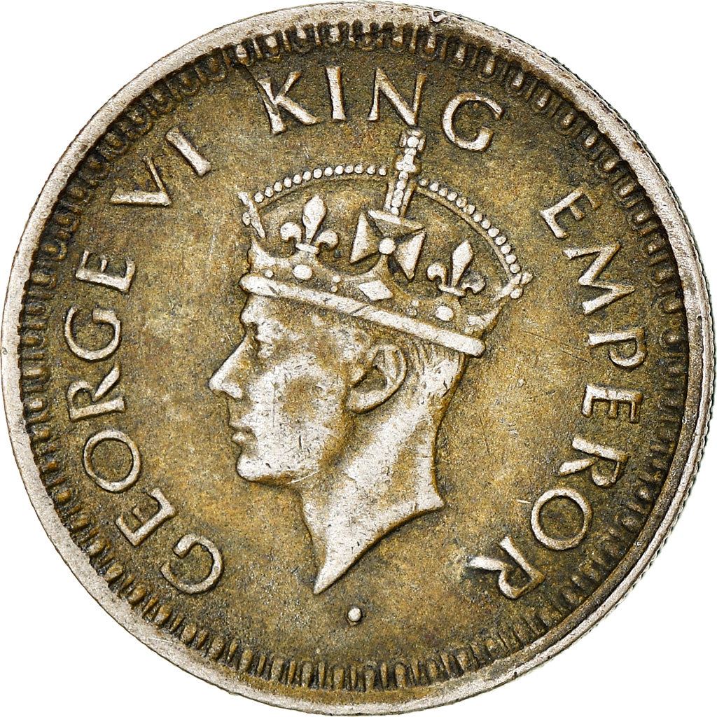 India - British | 1/4 Rupee Coin | King George VI | Km:547 | 1943 - 1945