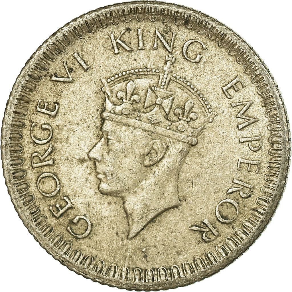 India - British | 1/4 Rupee Coin | King George VI | Km:547 | 1943 - 1945