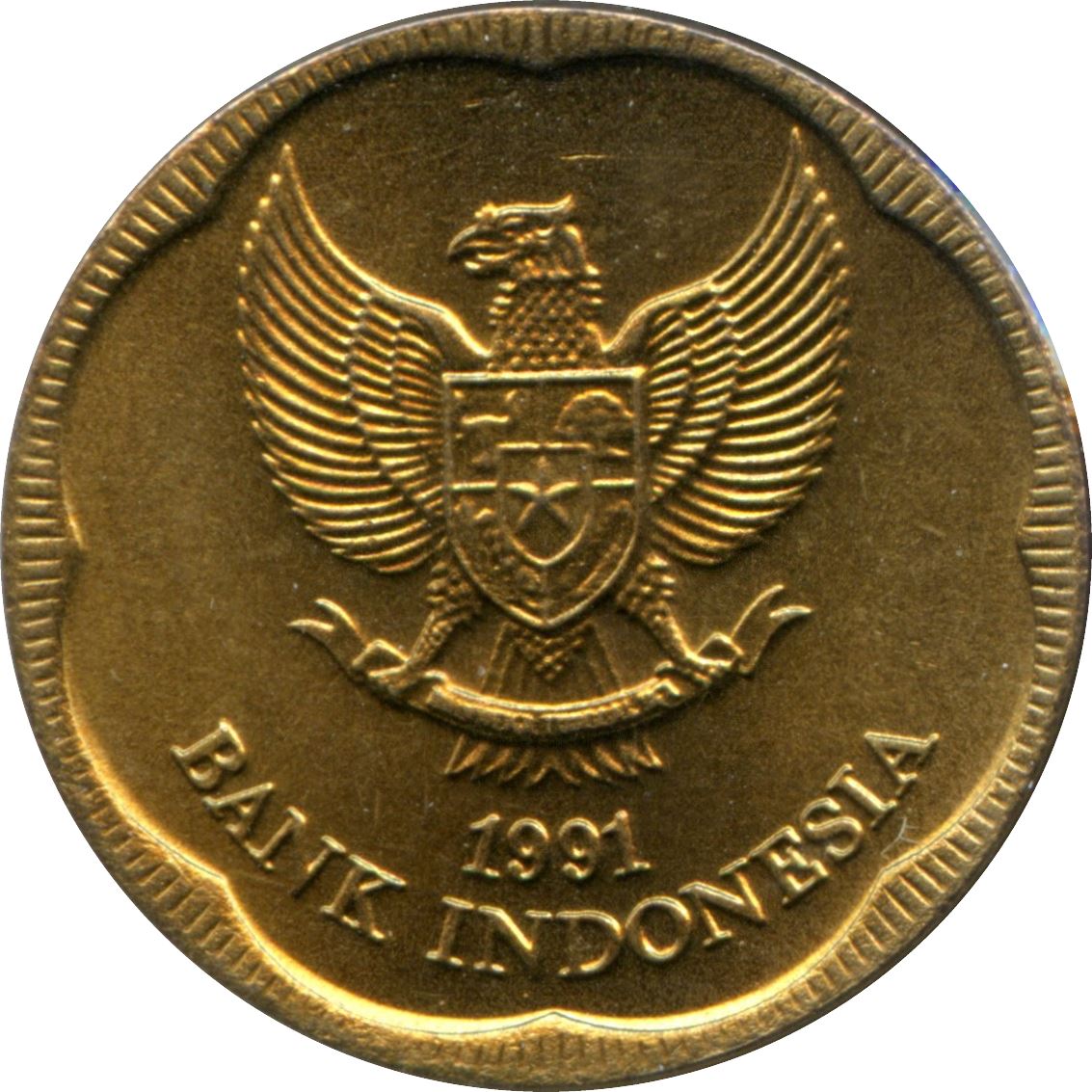 Indonesia 500 Rupiah Coin | Jasmine Flower | KM54 | 1991 - 1996