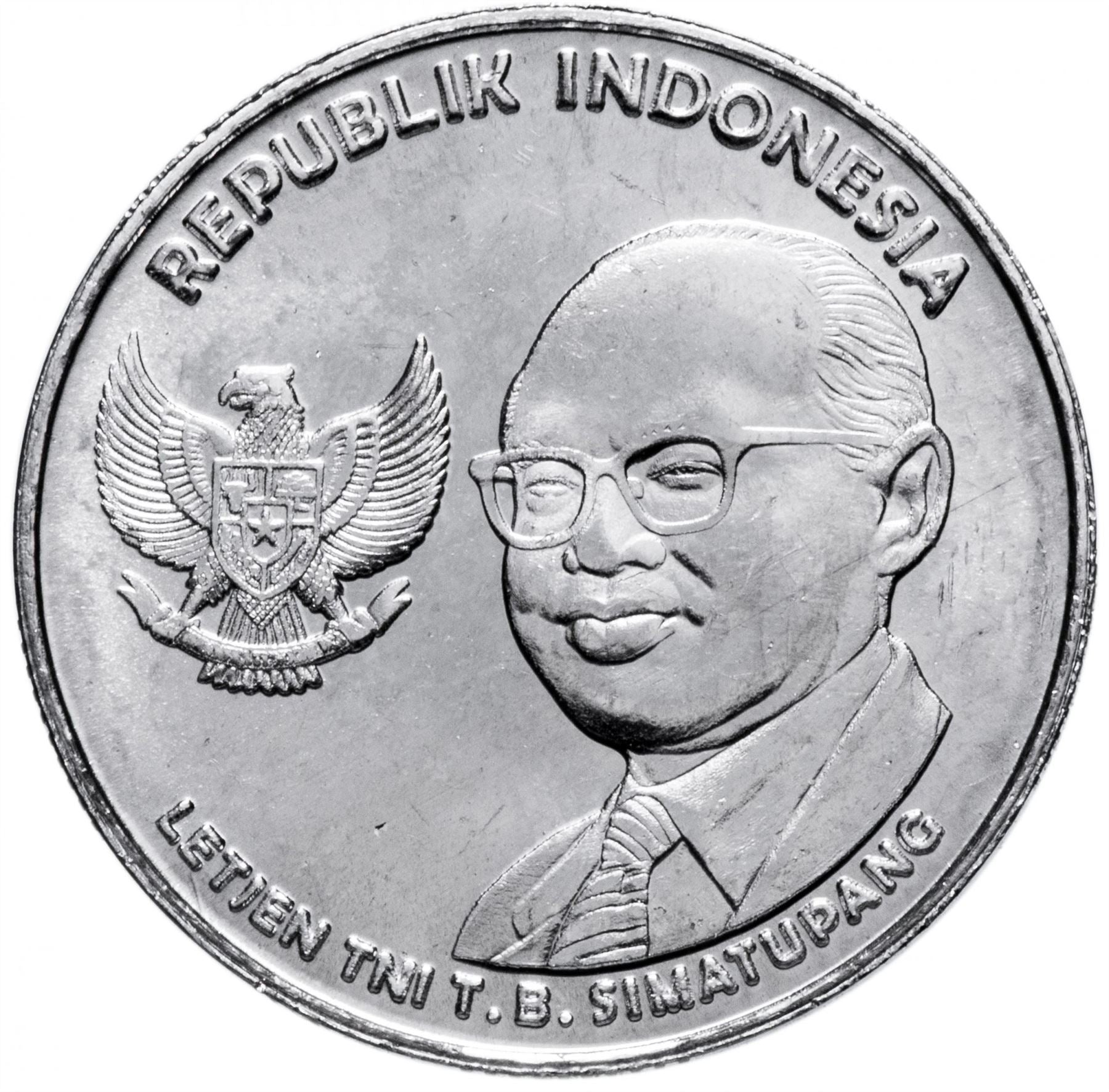 Indonesia 500 Rupiah T. B. Simatupang Coin KM73 2016