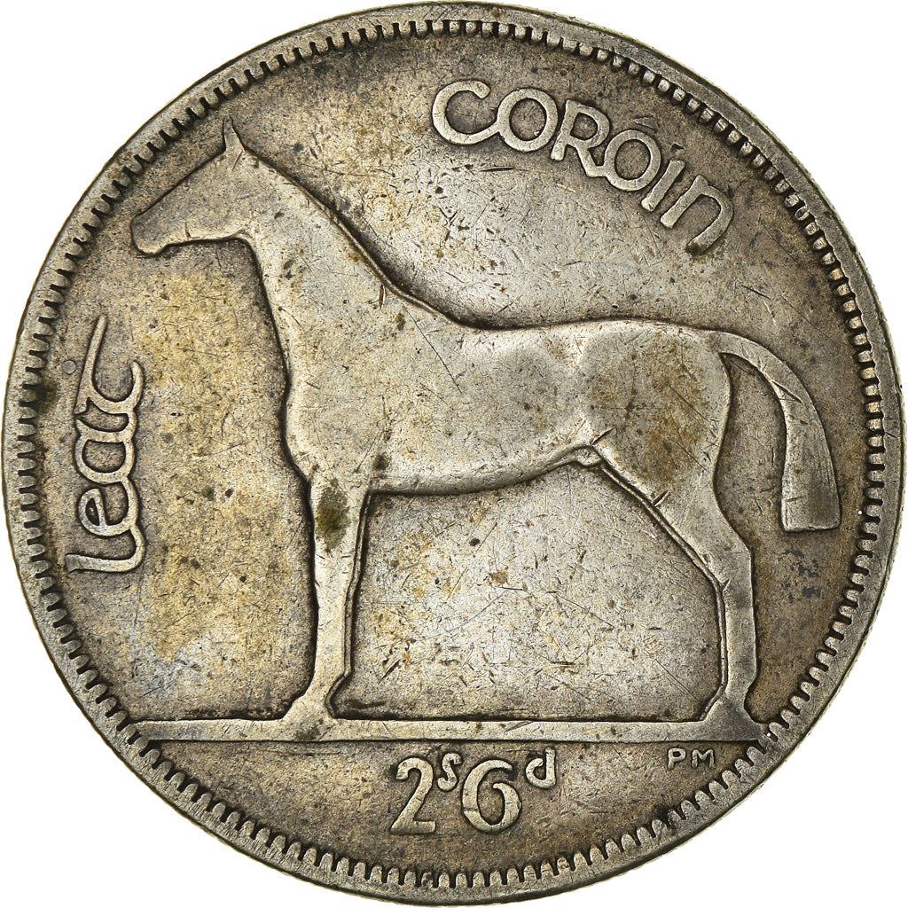 Ireland Coin Irish 1 Floirin | Salmon | Celtic Harp | KM7 | 1928 - 1937