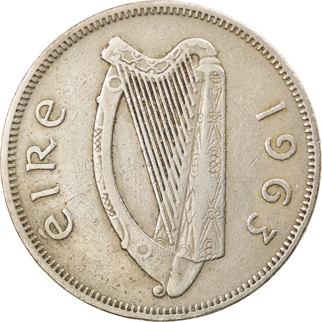 Ireland Coin Irish 1 Floirin | Salmon | Harp | KM15a | 1951 - 1968