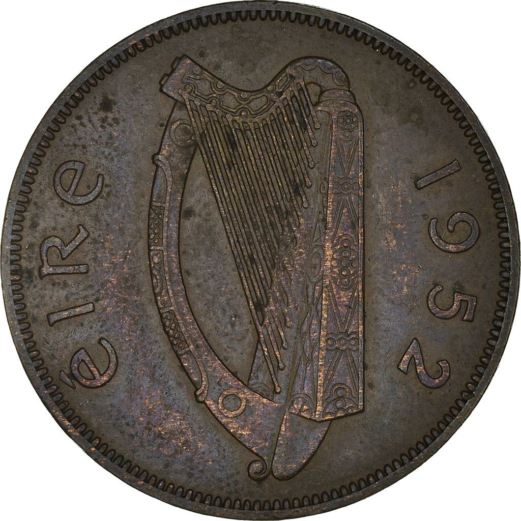 Ireland Coin Irish 1 Pingin | Harp | Hen | Chick | KM11 | 1938 - 1968