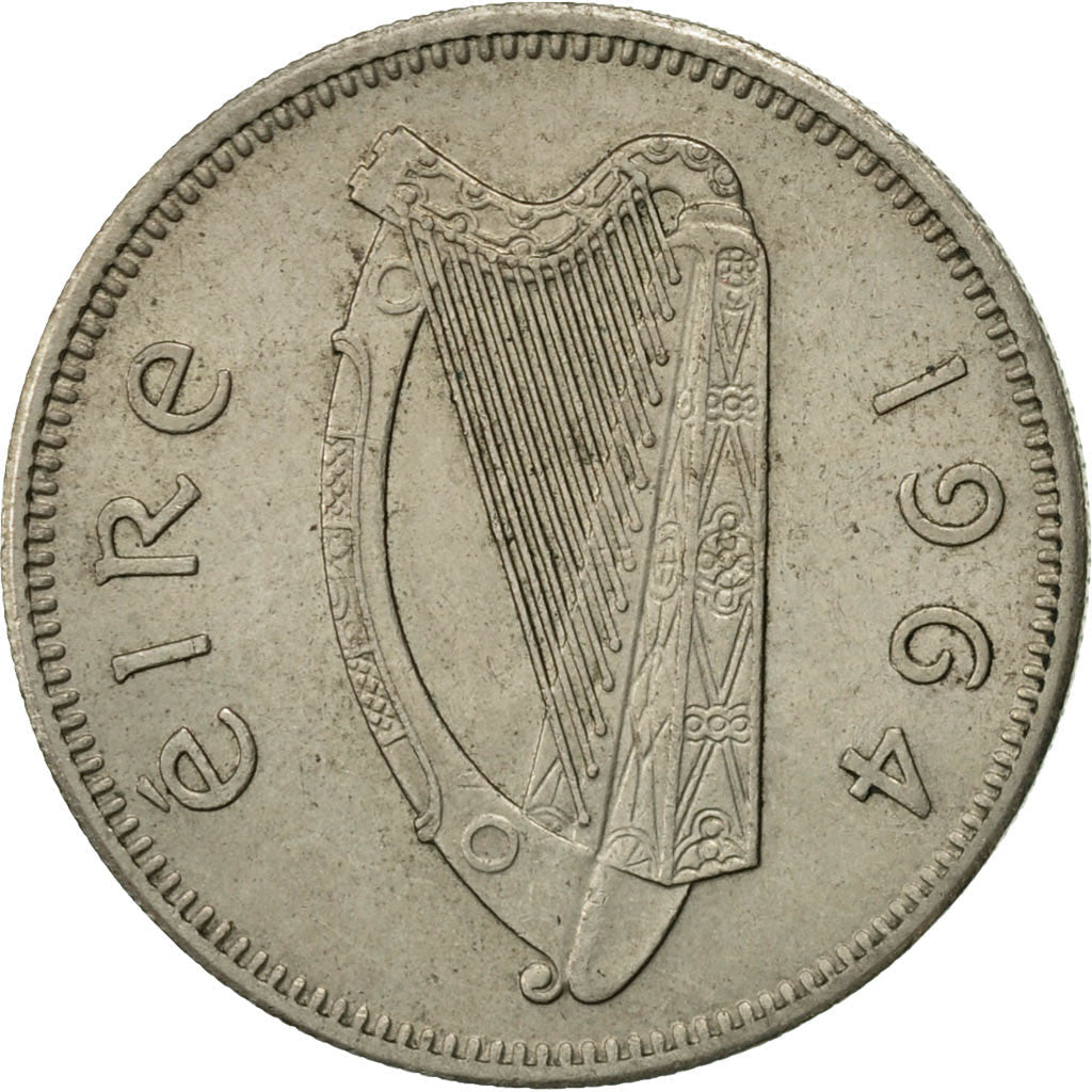 Ireland Coin Irish 1 Scilling | Celtic Harp | Bull | KM14a | 1951 - 1968