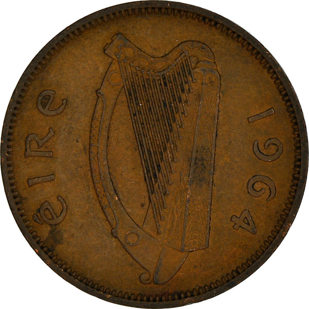 Ireland Coin Irish ½ Pingin | Swine | Harp | KM10 | 1939 - 1967