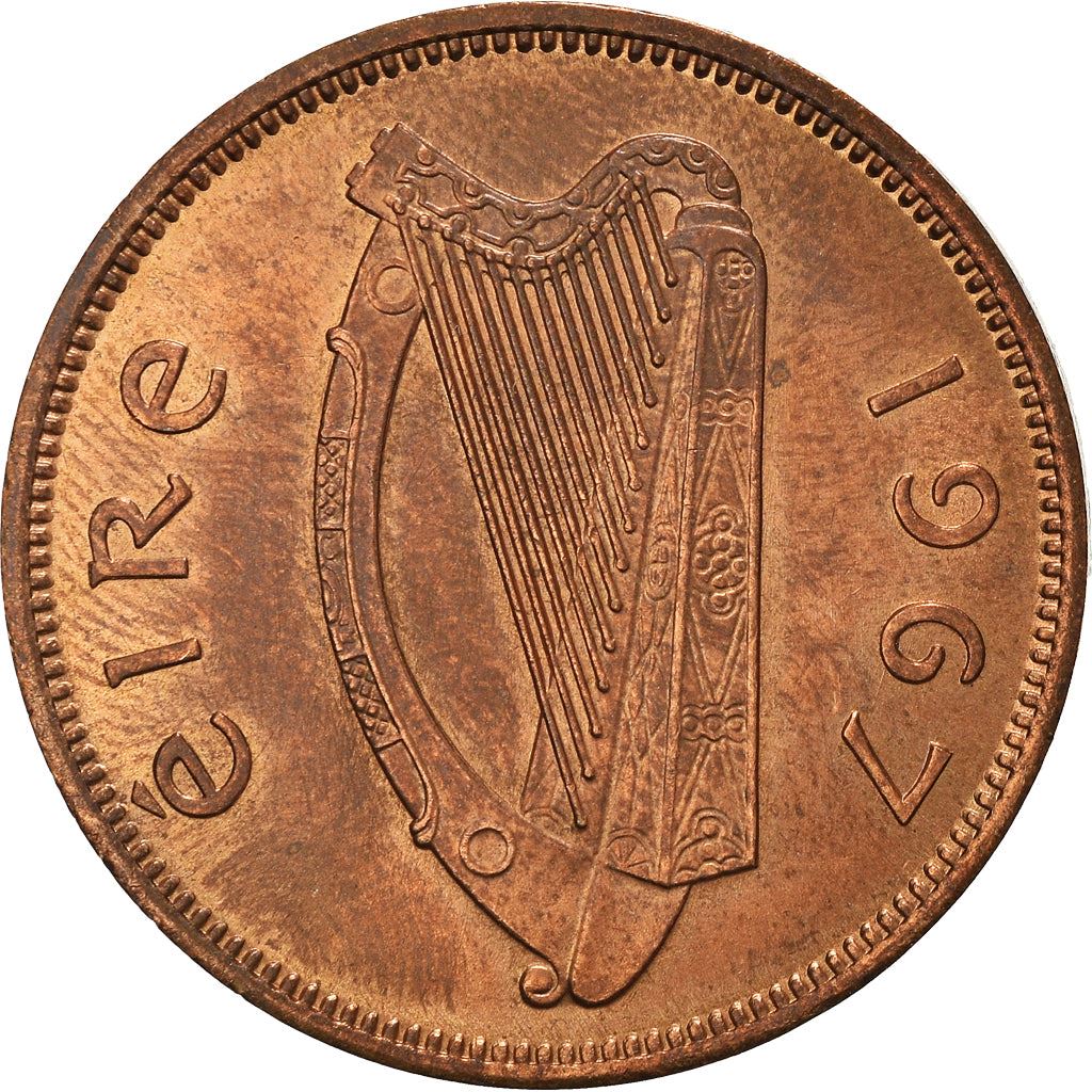 Ireland Coin Irish ½ Pingin | Swine | Harp | KM10 | 1939 - 1967