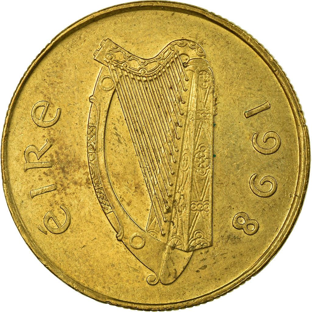 Ireland Coin Irish 20 Pence | Harp | Hunting Horse | KM25 | 1985 - 2000