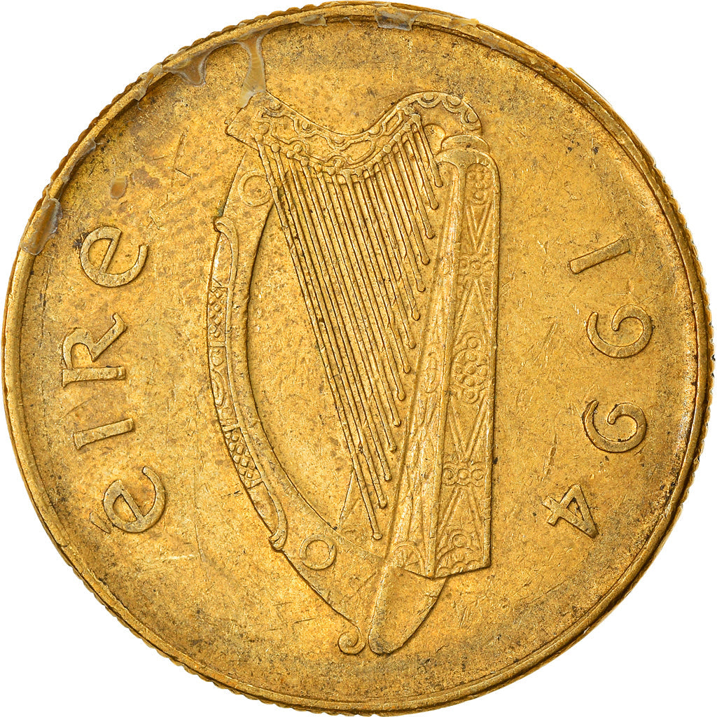 Ireland Coin Irish 20 Pence | Harp | Hunting Horse | KM25 | 1985 - 2000