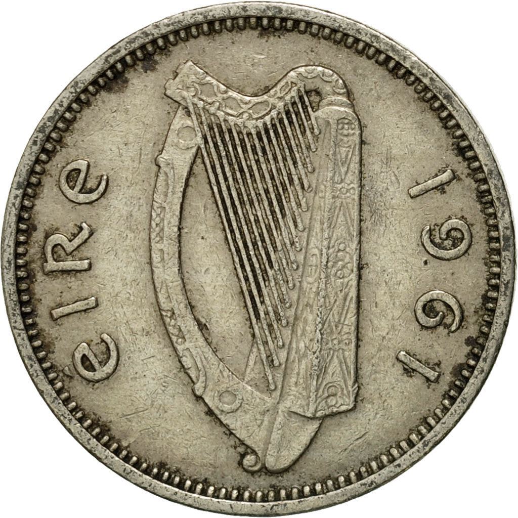 Ireland Coin Irish 3 Pingin | Hare | Celtic Harp | KM12a | 1942 - 1968