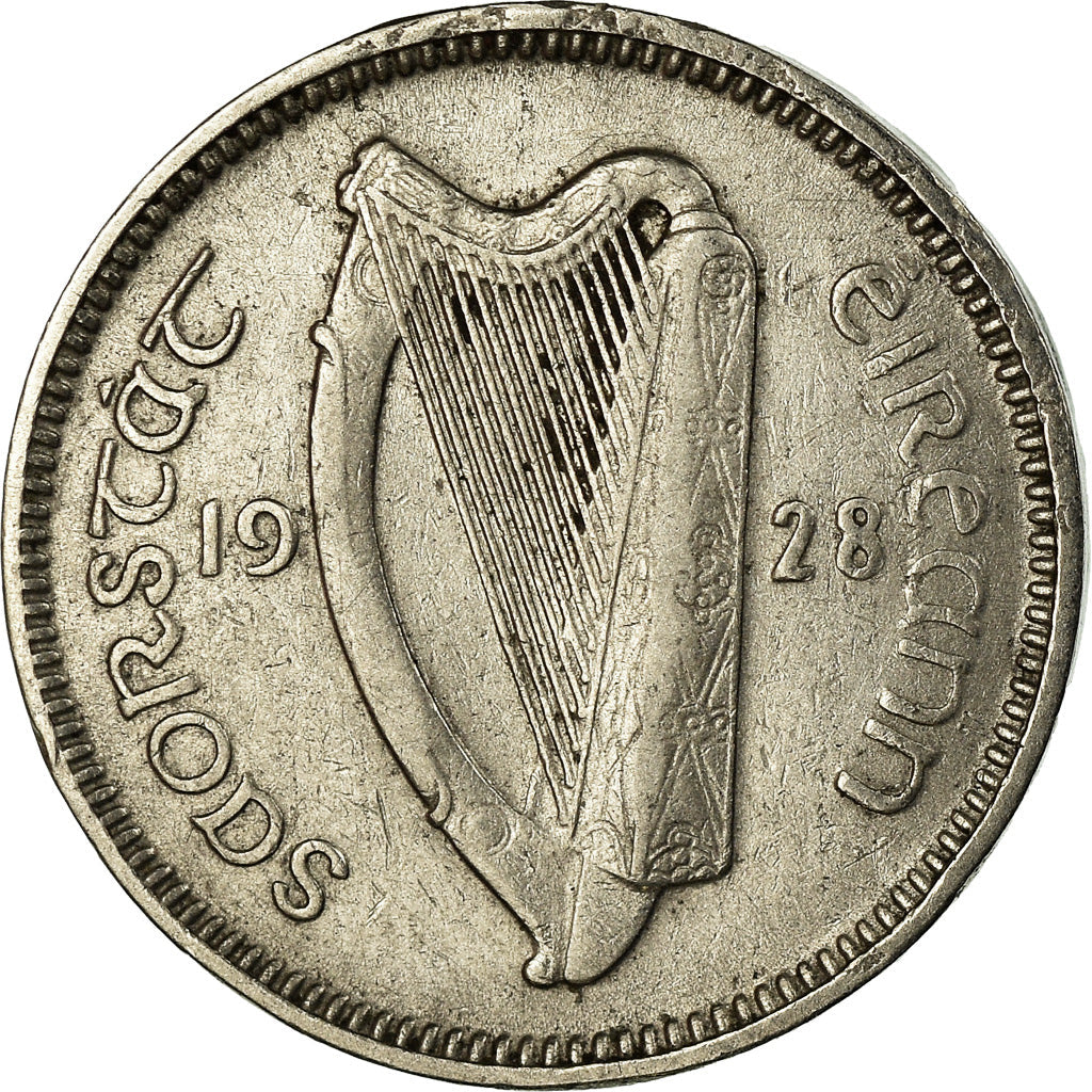 Ireland Coin Irish 3 Pingin | Hare | Celtic Harp | KM4 | 1928 - 1935