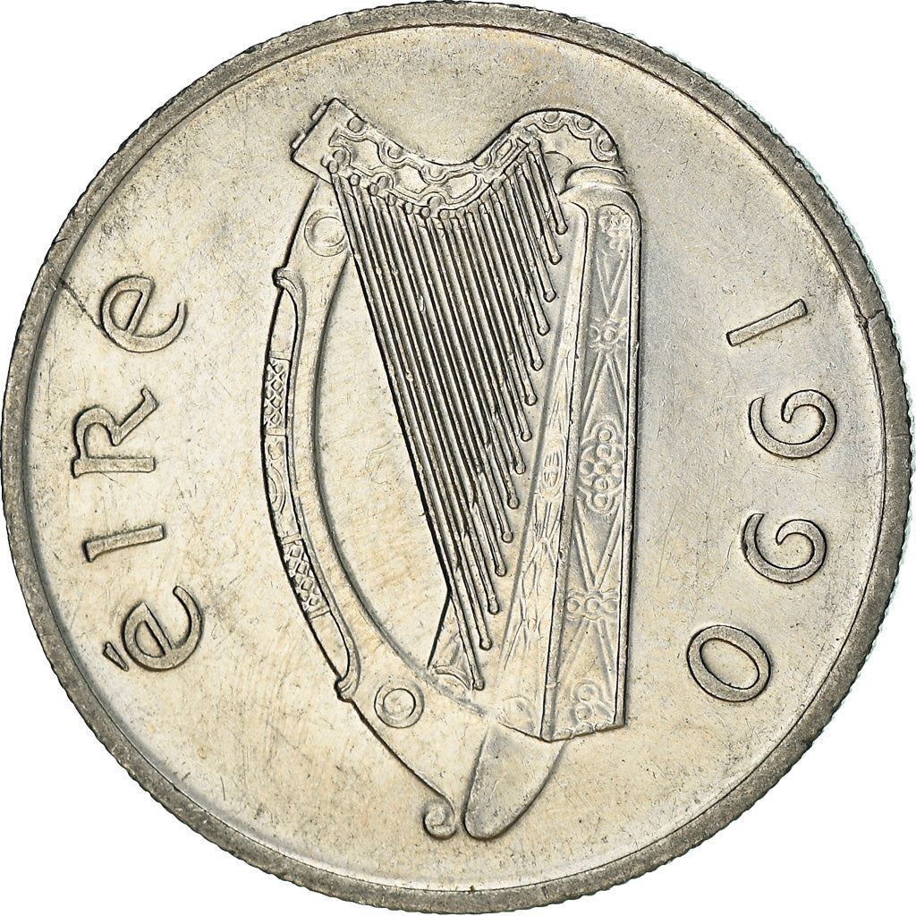 Ireland Coin Irish 5 Pence | Harp | Bull | KM22 | 1969 - 1990