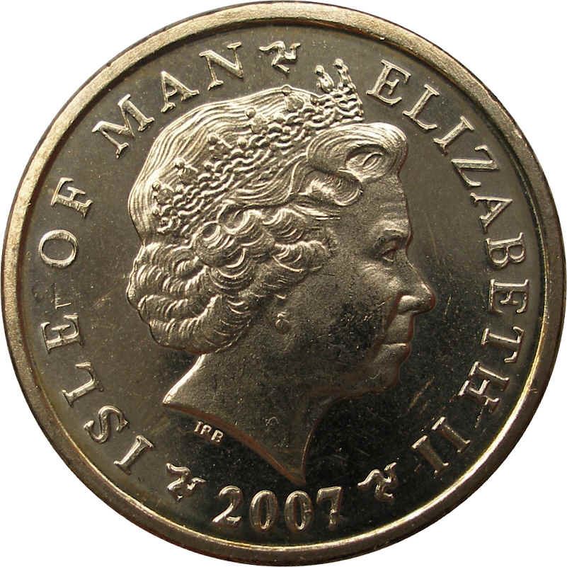 Isle of Man Coin Man 1 Pound | Queen Elizabeth II | Tynwald Hill | St John Chapel | KM1259 | 2004 - 2016