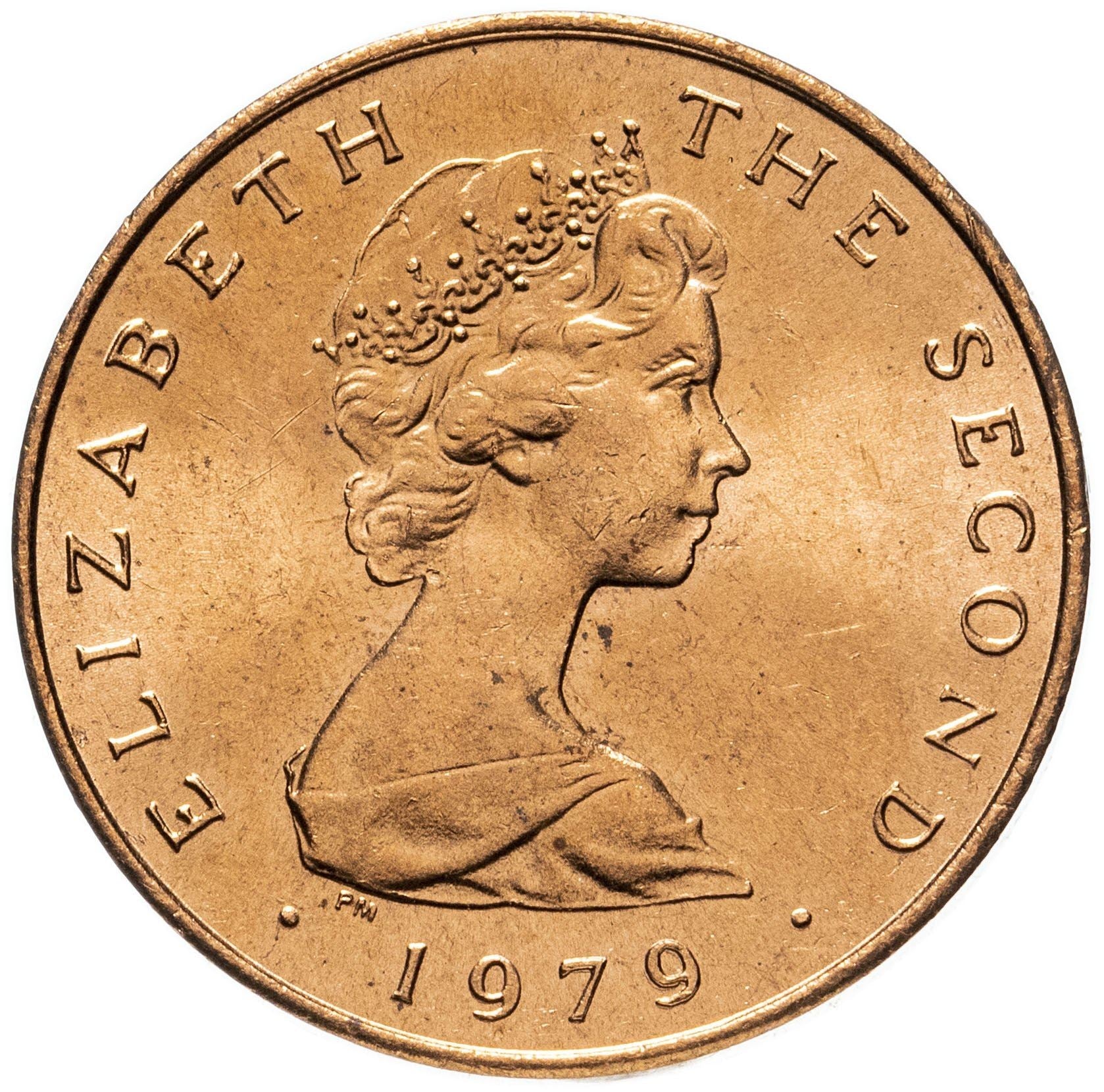 Isle of Man Coin Manx 1 Penny | Queen Elizabeth II | Loaghtan Sheep | KM33 | 1976 - 1979