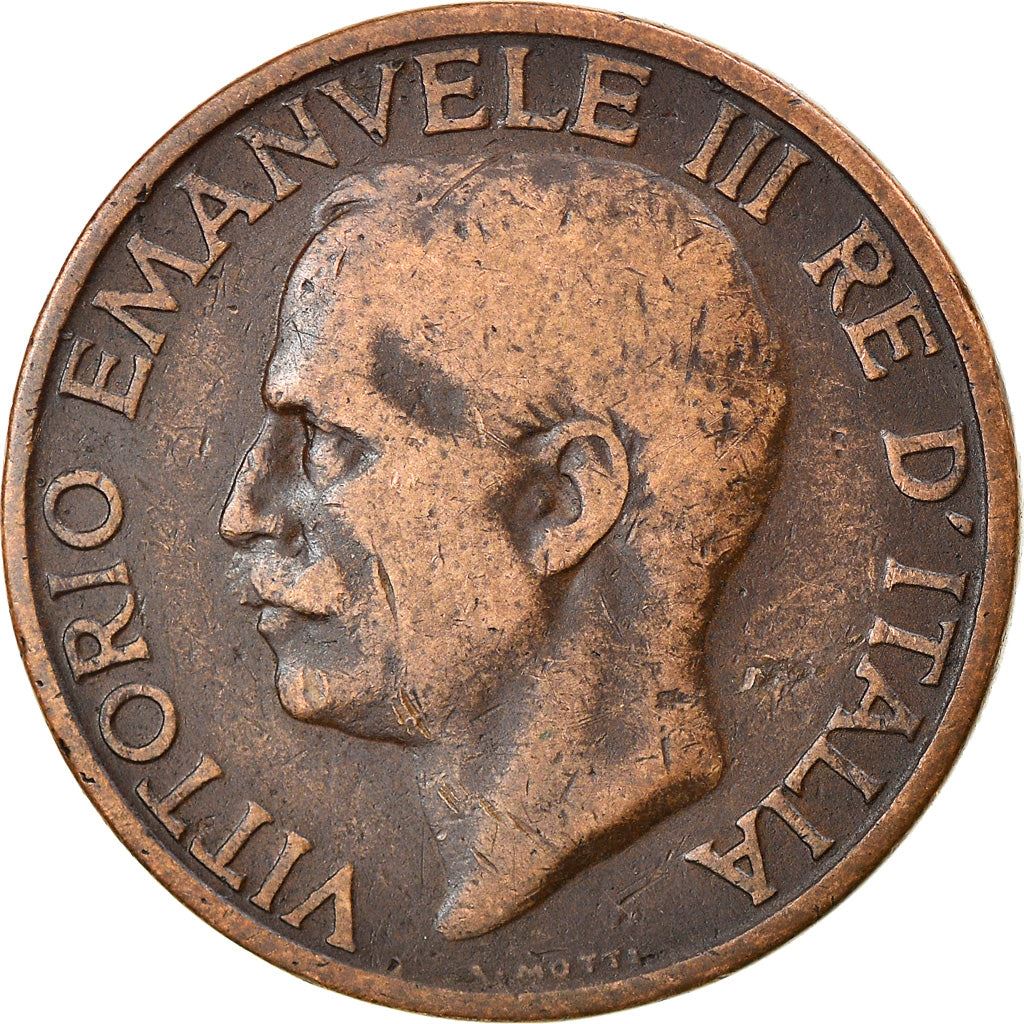 Italy Coin 10 Centesimi - Vittorio Emanuele III | honeybee | Flower | KM60 | 1919 - 1937