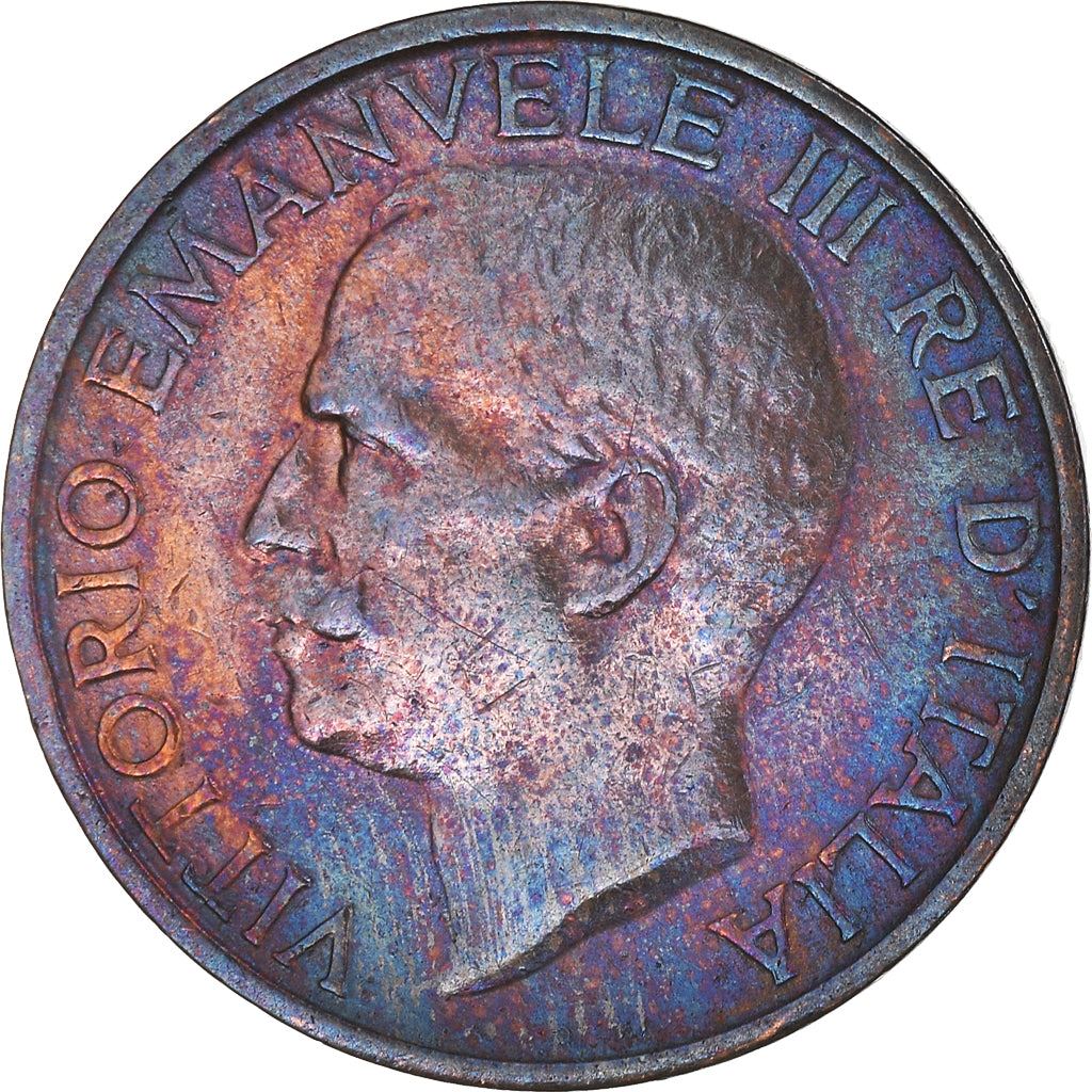 Italy Coin 10 Centesimi - Vittorio Emanuele III | honeybee | Flower | KM60 | 1919 - 1937