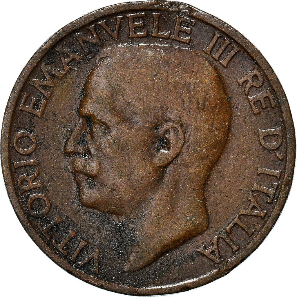 Italy Coin 10 Centesimi - Vittorio Emanuele III | honeybee | Flower | KM60 | 1919 - 1937