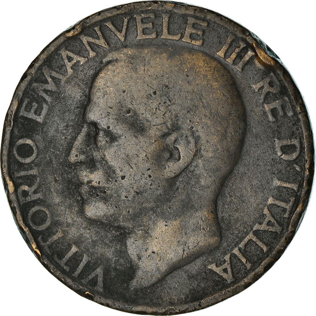 Italy Coin 10 Centesimi - Vittorio Emanuele III | honeybee | Flower | KM60 | 1919 - 1937