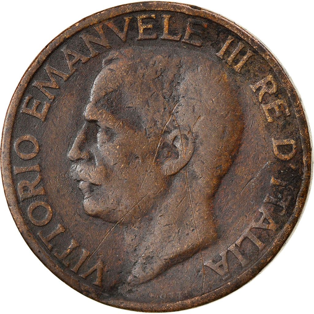 Italy Coin 10 Centesimi - Vittorio Emanuele III | honeybee | Flower | KM60 | 1919 - 1937