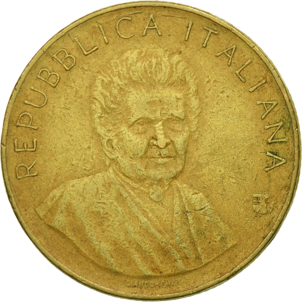 Italy Coin 200 Lire FAO | Maria Montessori | Book | KM107 | 1980