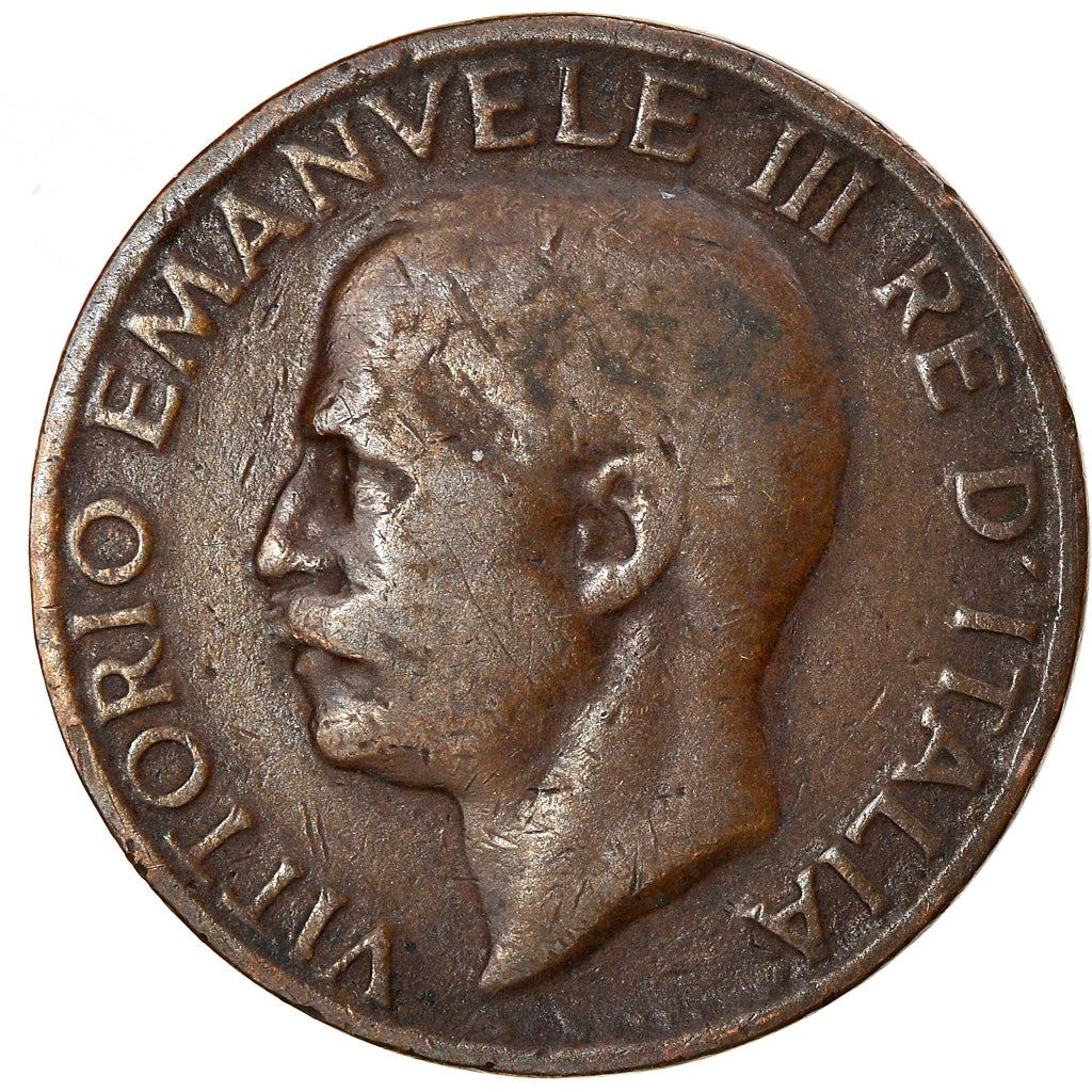 Italy Coin 5 Centesimi - Vittorio Emanuele III | Ear of Wheat | KM59 | 1919 - 1937