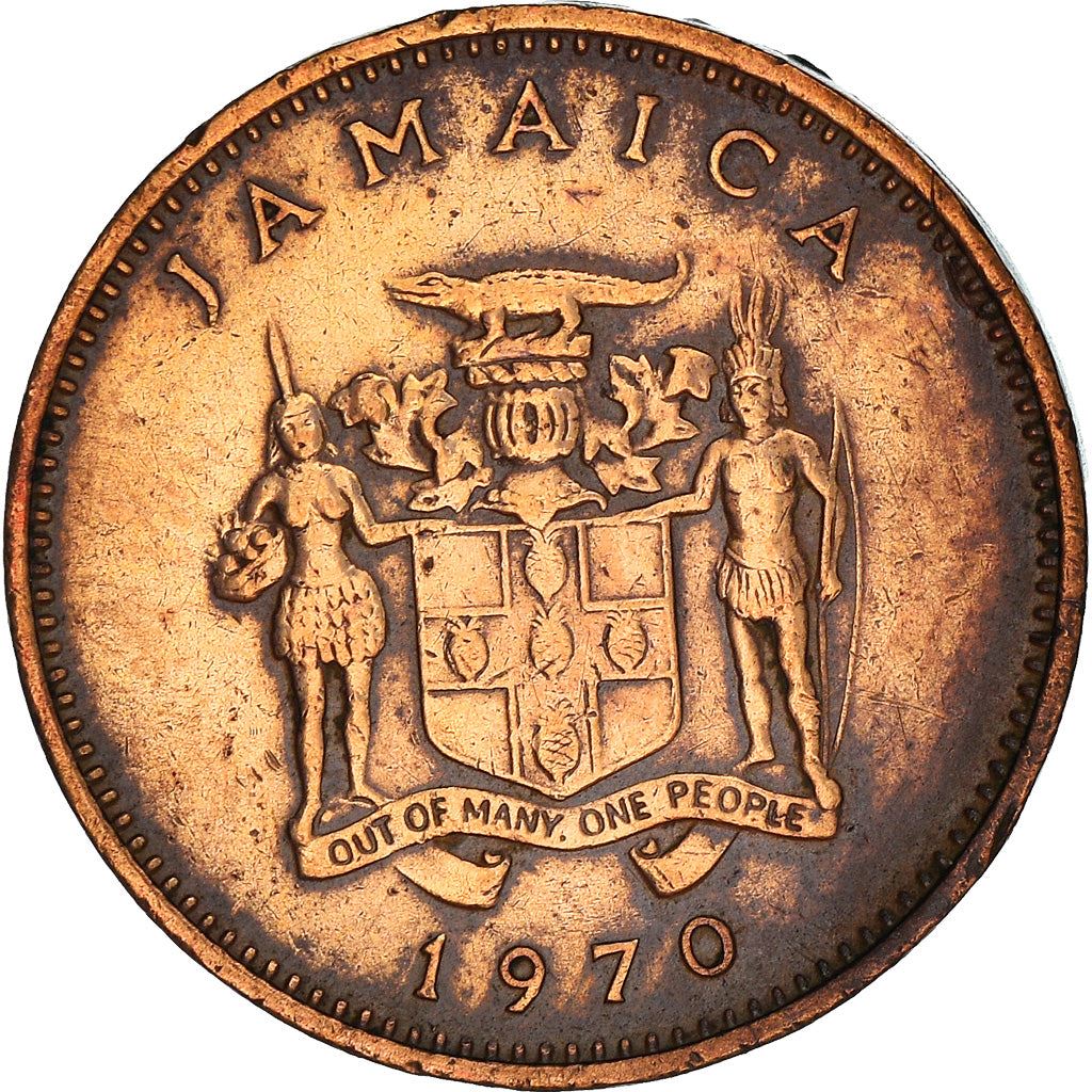 Jamaica | 1 Cent Coin | Ackee | Km:45 | 1969 - 1971