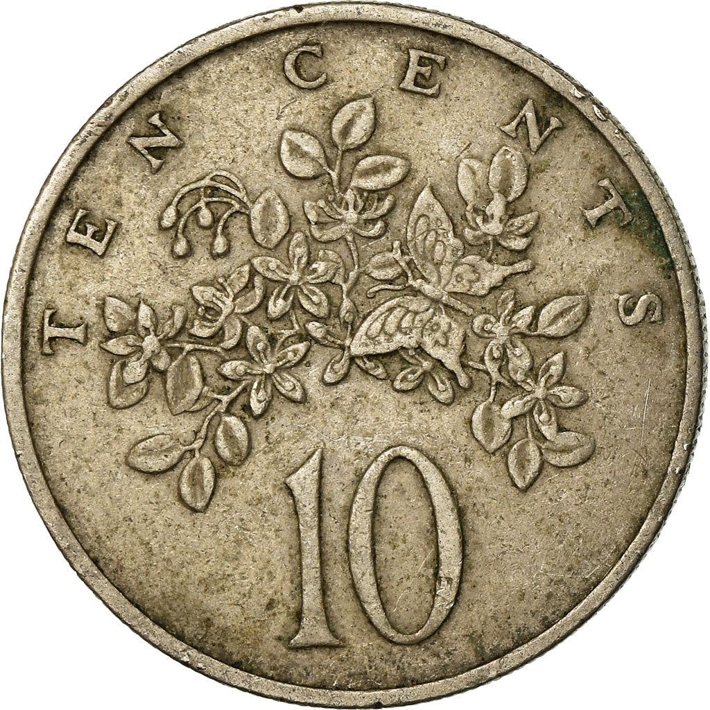 Jamaica | 10 Cents Coin | Butterfly | Km:47 | 1969 - 1989