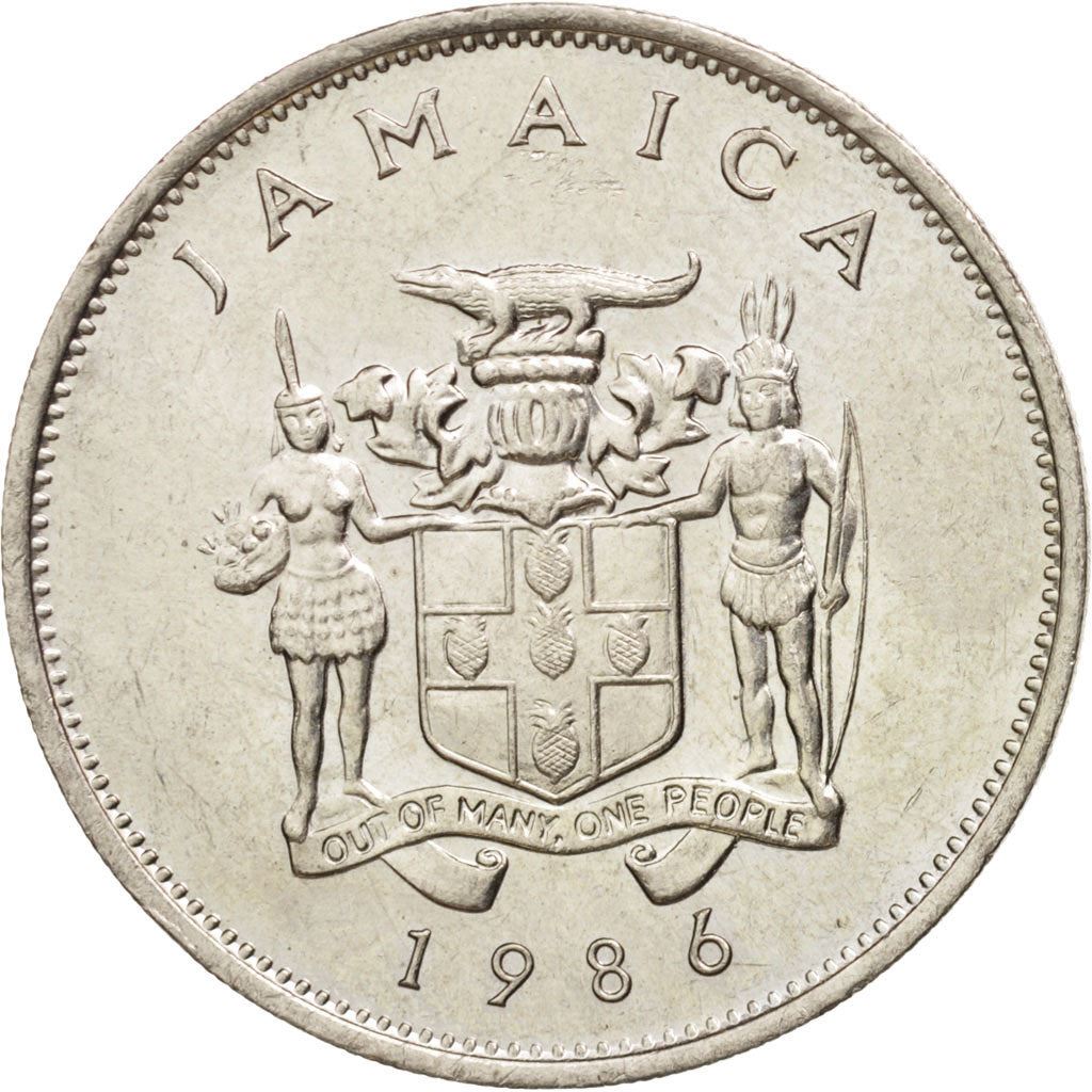 Jamaica | 20 Cents Coin | Figs | Km:120 | 1981 - 1988