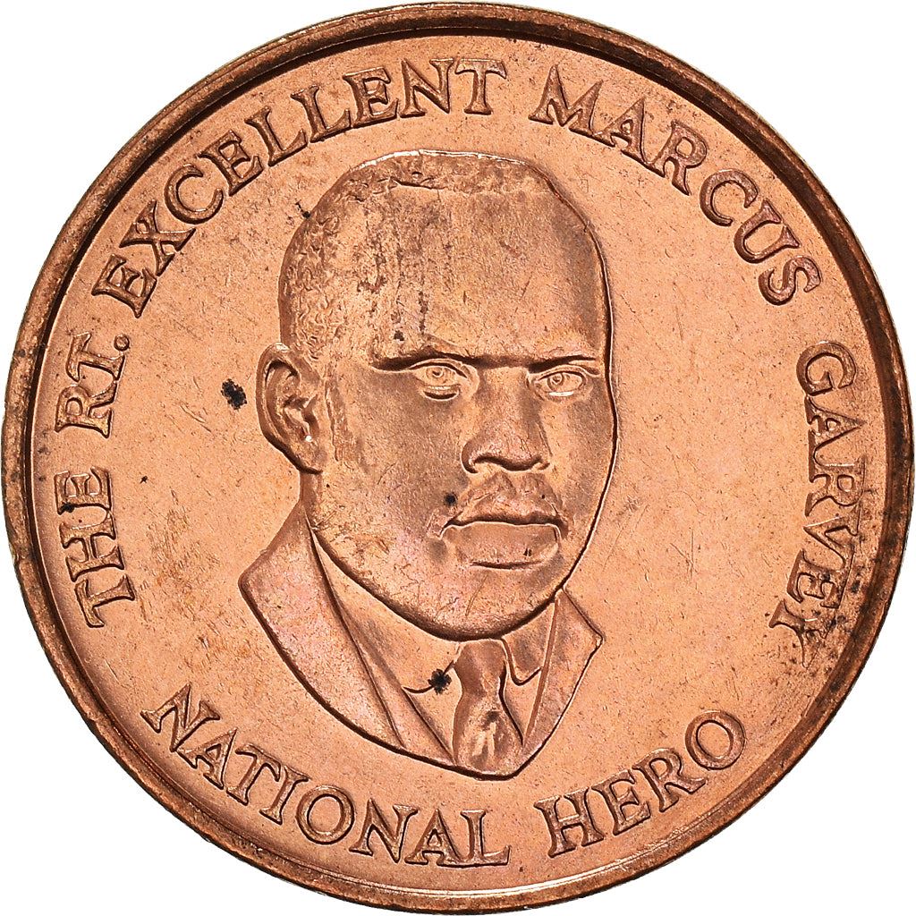 Jamaica | 25 Cents Coin | Marcus Garvey | Km:167 | 1995 - 2012