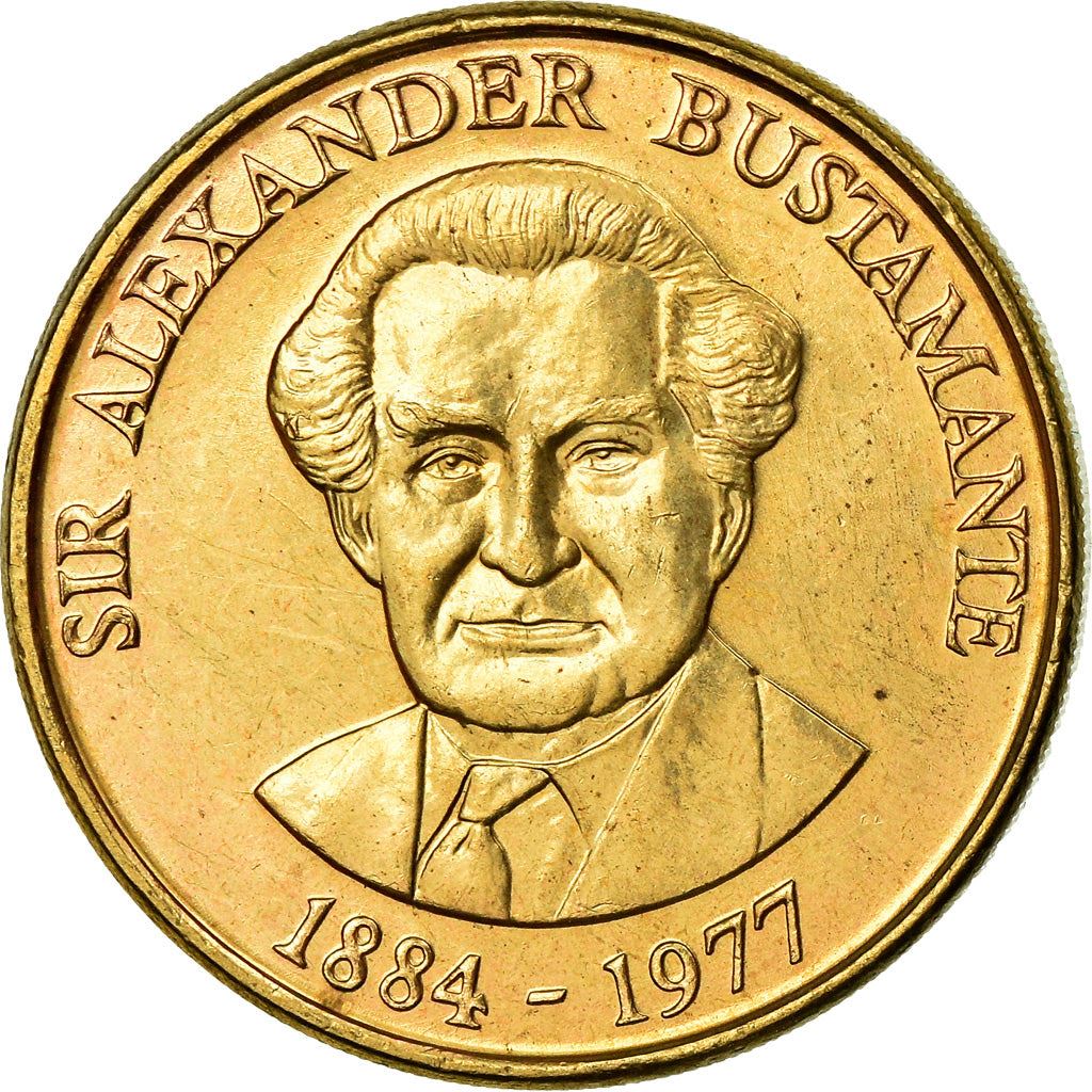 Jamaica Coin | 1 Dollar Coin | Sir Alexander Bustamante | KM145 | 1990 - 1993