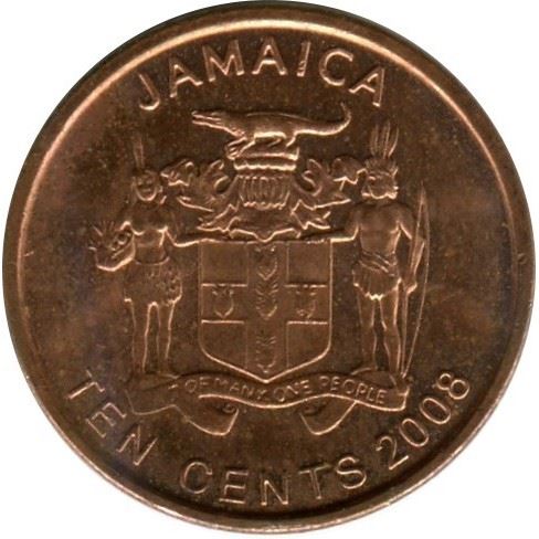 Jamaica Coin | 10 Cents Coin | Paul Bogle | KM146.2 | 1995 - 2012