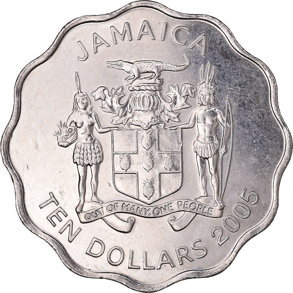 Jamaica Coin | 10 Dollars Coin | George William Gordon | KM181 | 1999 - 2005