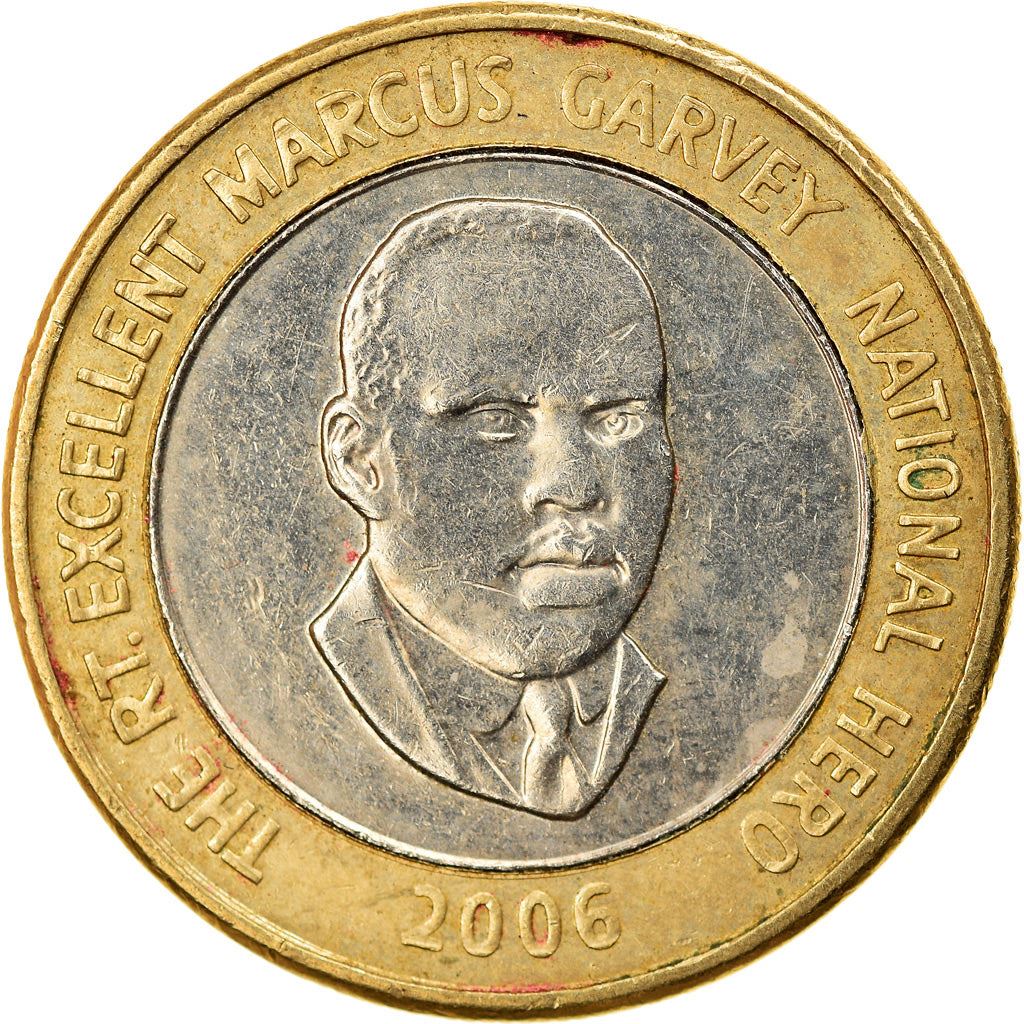 Jamaica Coin | 20 Dollars Coin | Marcus Garvey | KM182 | 2000 - 2008