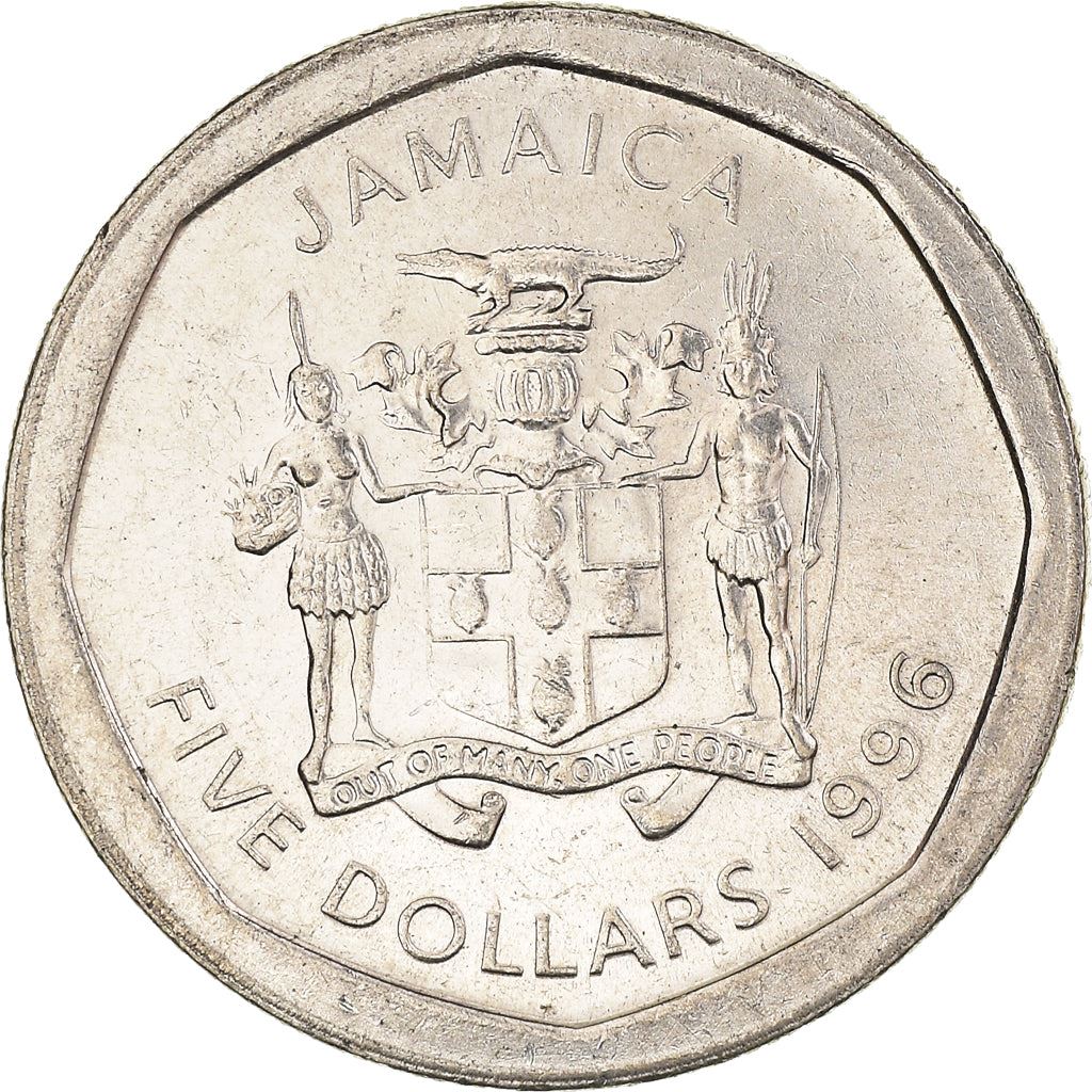 Jamaica Coin | 5 Dollars Coin | Norman Manley | KM163 | 1994 - 2018