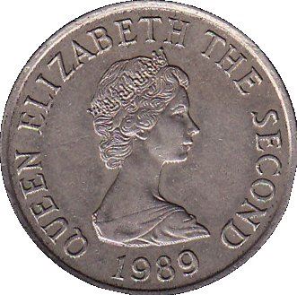 Jersey Coin Islander 10 Pence | Queen Elizabeth II | Faldouet Dolmen | KM57.1 | 1983 - 1990