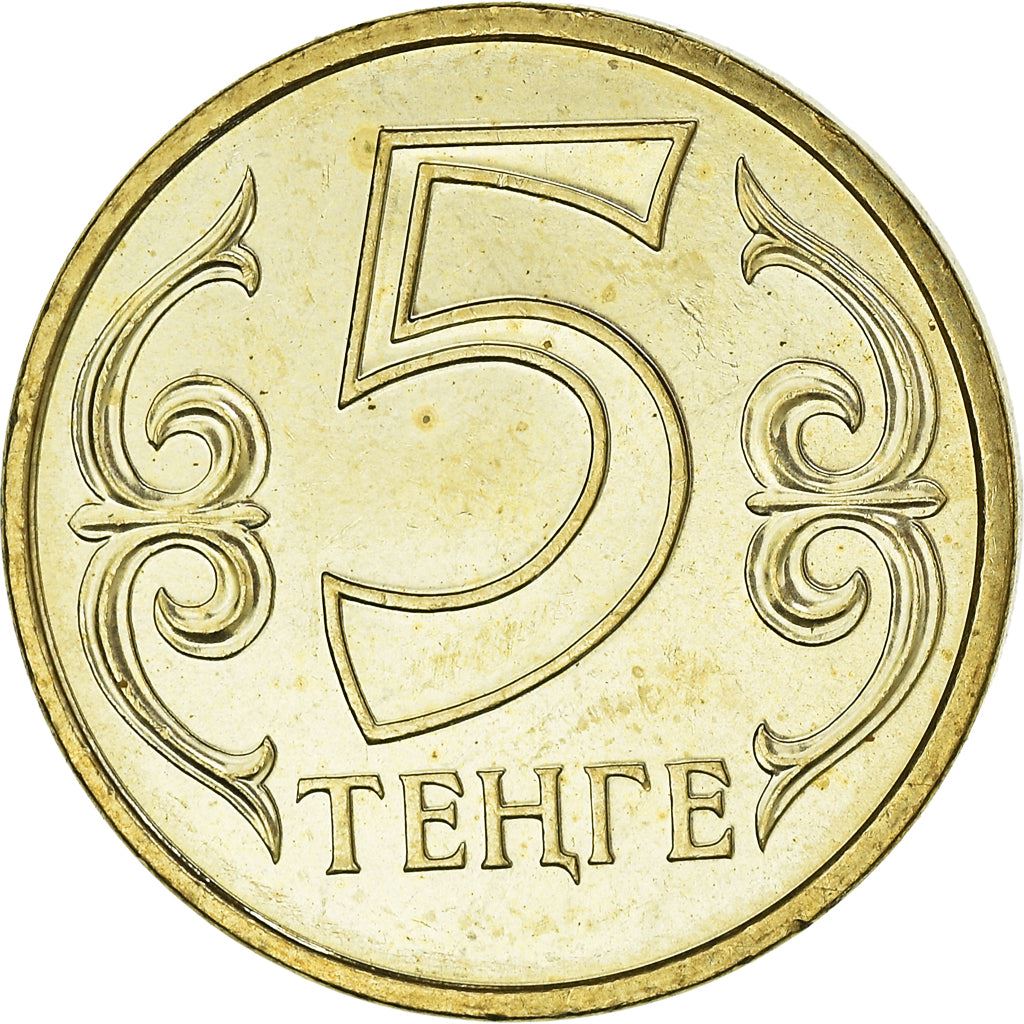 Kazakhstan 5 Tenge Coin | KM24 | 1997 - 2016