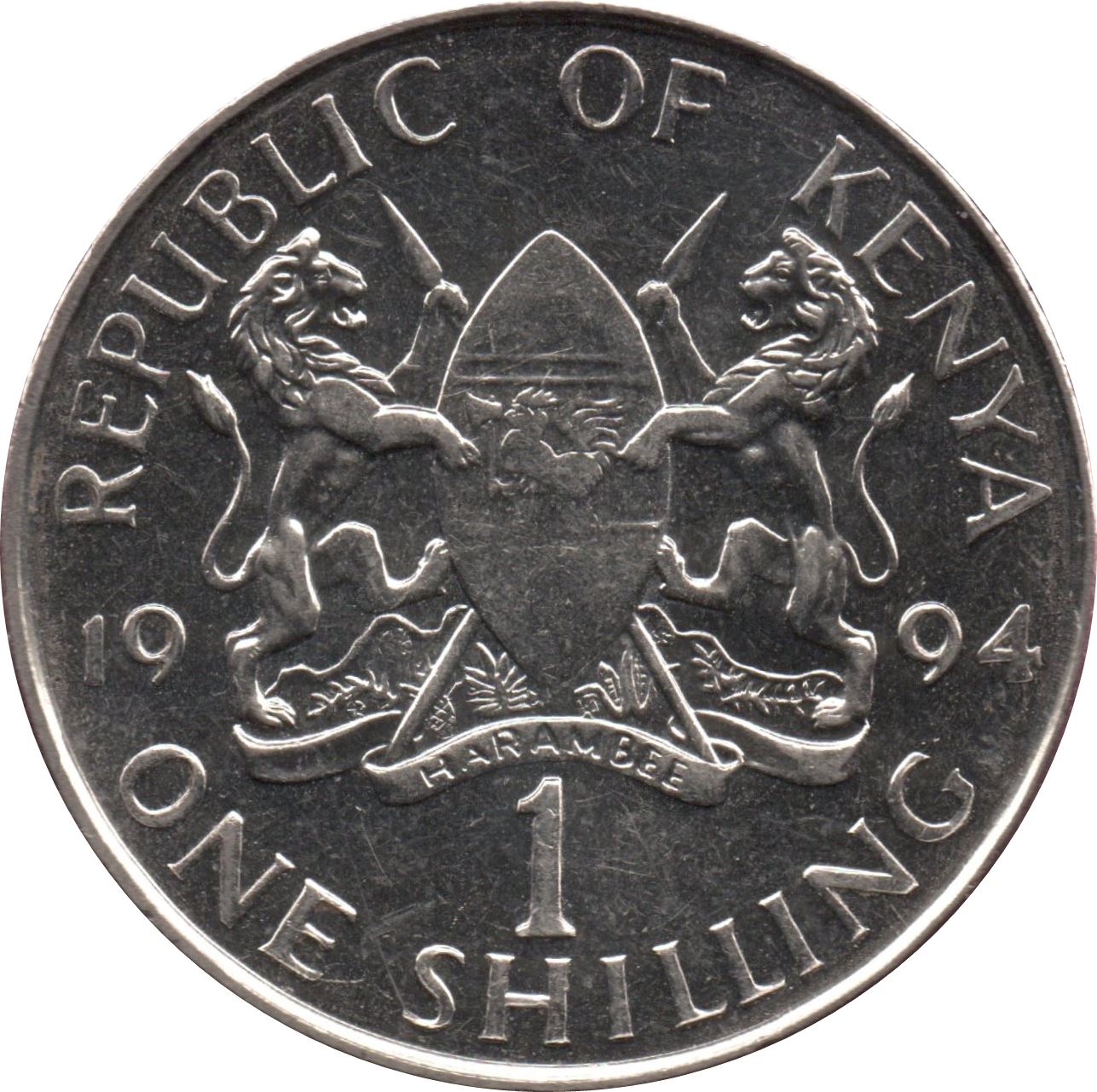 Kenya 1 Shilling Coin | KM20a | 1994