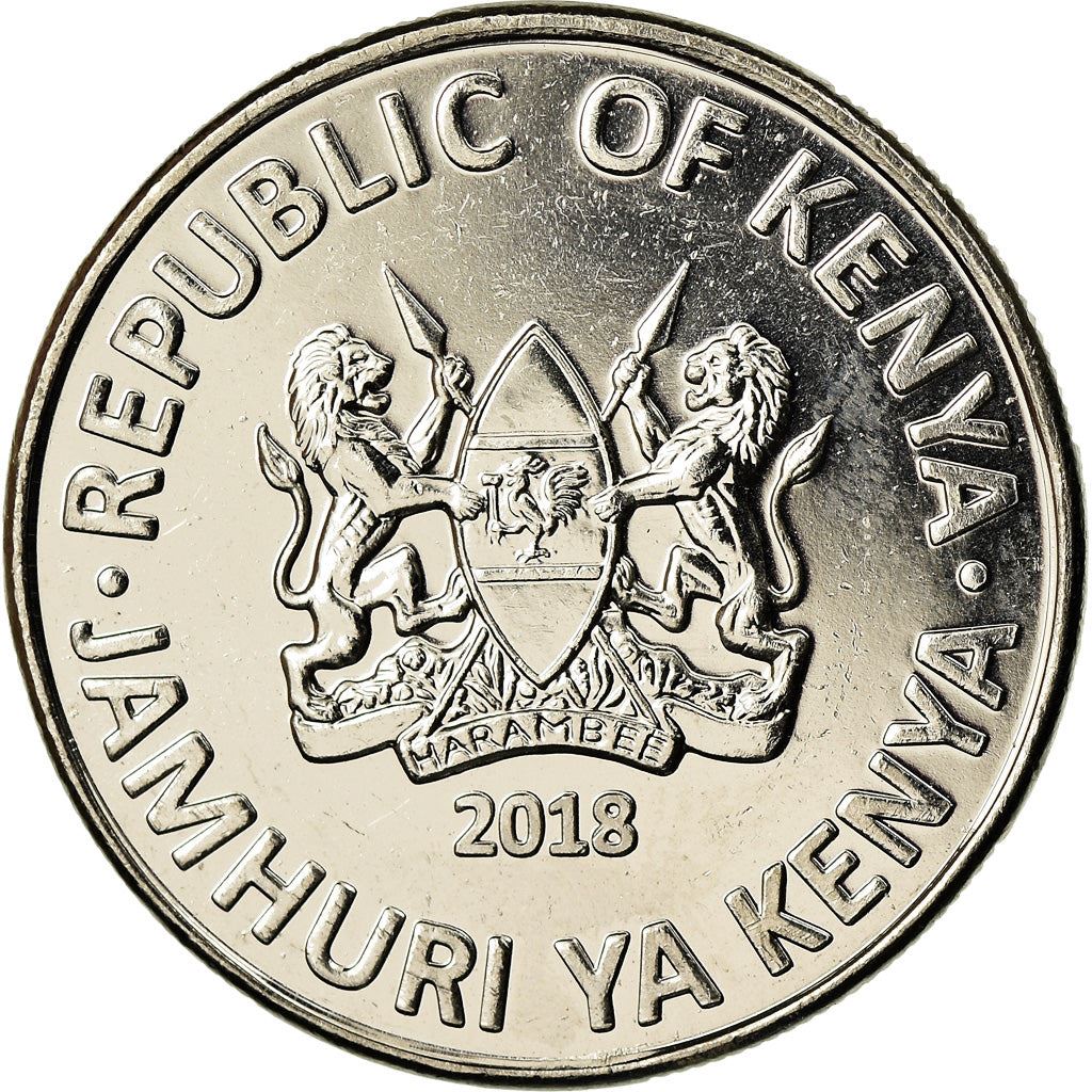 Kenya 1 Shilling Giraffe Coin | KM45 | 2018