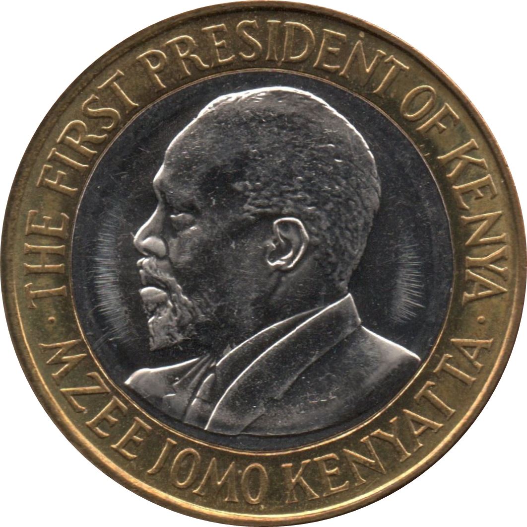 Kenya 10 Shillings | Mzee Jomo Kenyatta Coin | KM35.2 | 2010