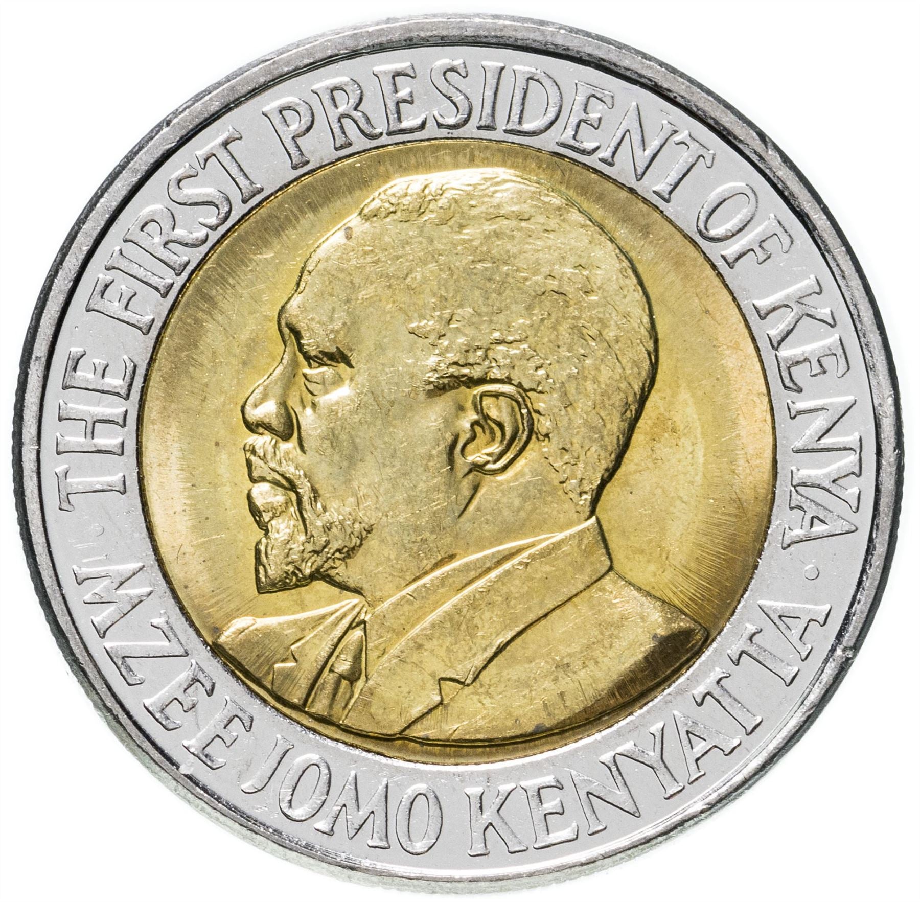 Kenya 20 Shillings | Mzee Jomo Kenyatta Coin | KM36.2 | 2010