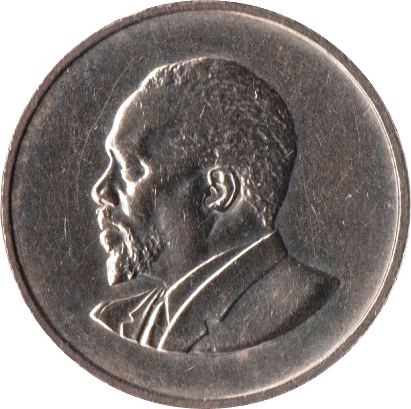 Kenya 25 Cents Coin | Mzee Jomo Kenyatta | KM3 | 1966 - 1967