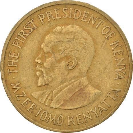 Kenya 5 Cents | Jomo Kenyatta 1963 - 1978 Coin | KM10 | 1969 - 1978