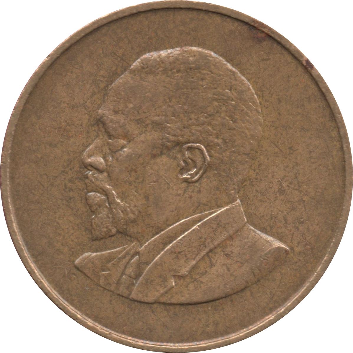 Kenya 5 Cents | Mzee Jomo Kenyatta Coin | KM1 | 1966 - 1968