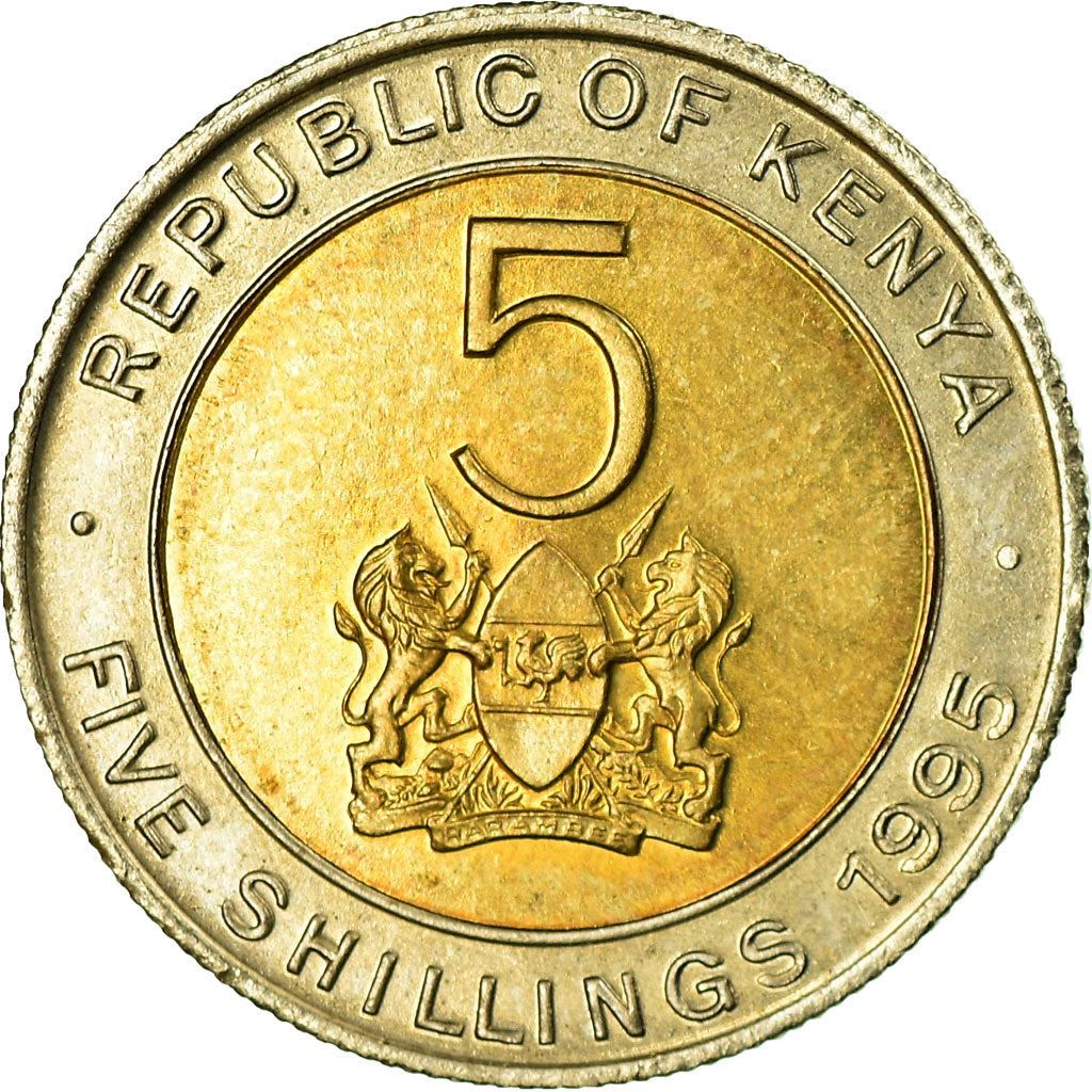 Kenya 5 Shillings Coin | KM30 | 1995 - 1997