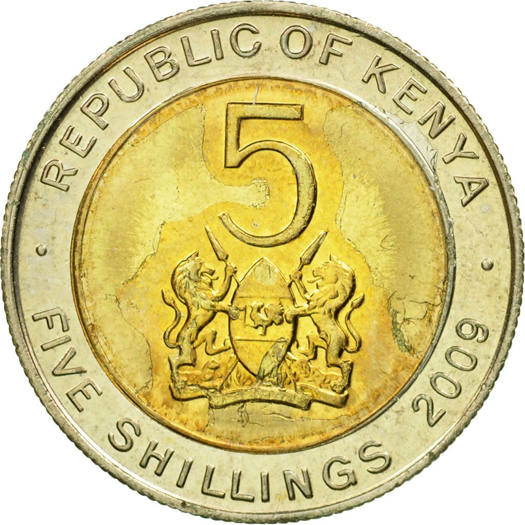 Kenya 5 Shillings | M.J.Kenyatta Coin | KM37.1 | 2005 - 2009