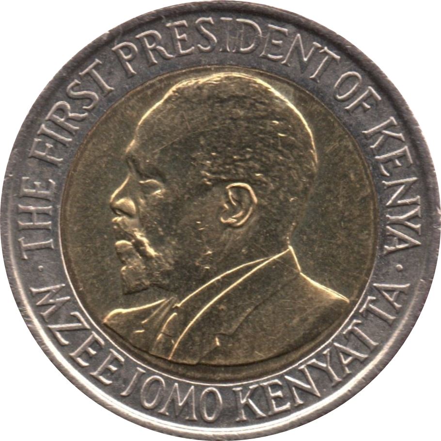 Kenya 5 Shillings | M.J.Kenyatta Coin | KM37.1 | 2005 - 2009